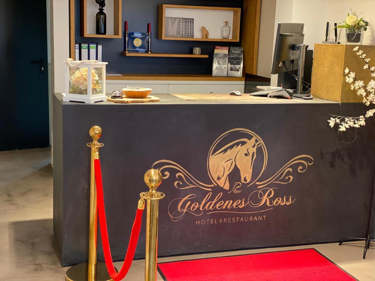 Hotel Restaurant Goldenes Ross Gollheim Exterior photo
